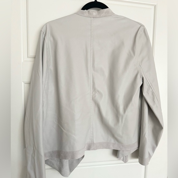 Reversible faux leather and suede jacket - Picture 4 of 7